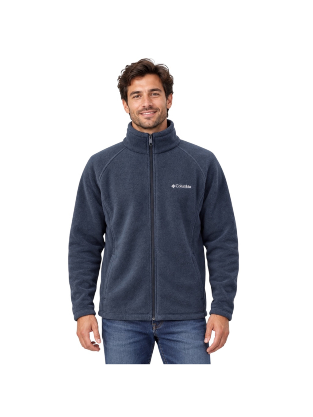 Columbia Men’s XL Navy Full Zip Fleece Jacket